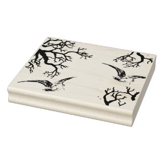 Verschuldigd object in volo tra i rami 	rubberstempel