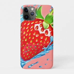 verse aardbei-scheur iPhone 11 pro hoesje
