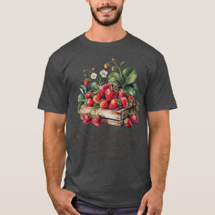 Verse aardbeien Aardbeienboeren Boerderij - T-shirt