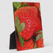 Verse aardbeien fotoplaat (Zijkant)