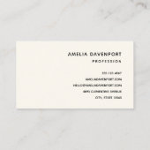 Verse aardbeien in een rieten mand visitekaartje (Achterkant)