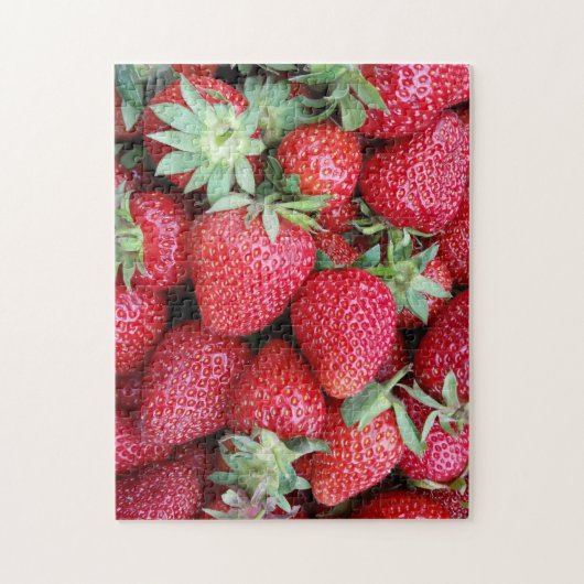 verse aardbeien legpuzzel (Verticaal)