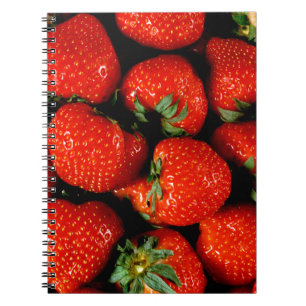 Verse aardbeien notitieboek