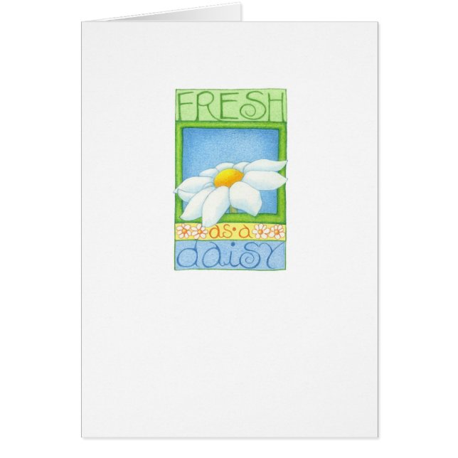 Verse als Daisy Card (Voorkant)