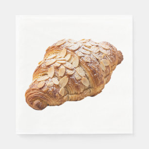 Verse amandelcroissant Frans gebak Servet