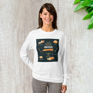 Verse Artisan Brood Bakkerij Loaf Rolls Baguette T-shirt