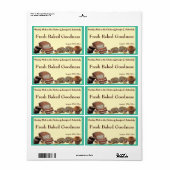 Verse Baked Goods Variety Packaging Versie 2 Etiket (Full Sheet)