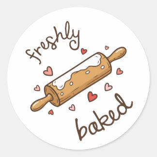 Verse Bakkerij Label Sticker | Thuisgebakken
