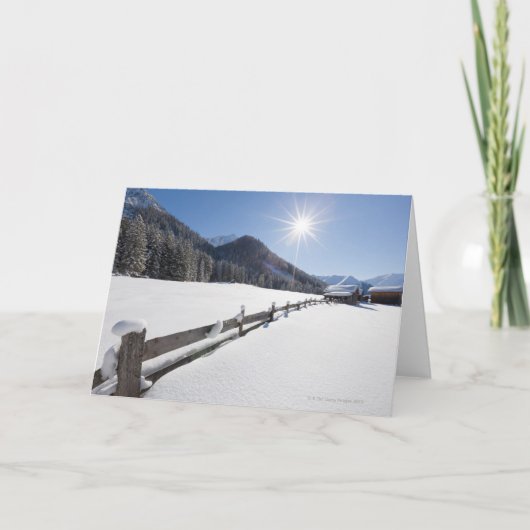 Verse bereide langlaufloipe in een kaart (Voorkant)