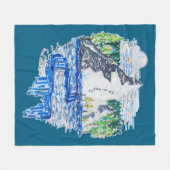 verse berg fleece deken (Voorkant (Horizontaal))