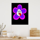 verse bloem - fijn poster (Keuken)