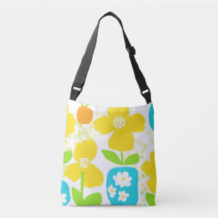 Verse bloemen All-Over-Print Cross Body Tas