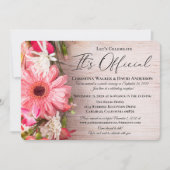 Verse Bloemen Bloemisterij Het is Officieel Trouwe Kaart (Voorkant)