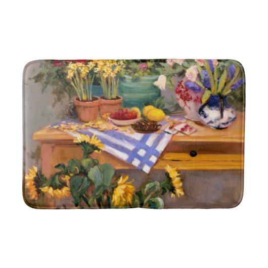 Verse bloemen I Badmat (Voorkant)