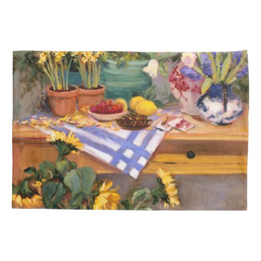 Verse bloemen I Kussensloop (Achterkant-Links)