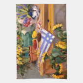 Verse bloemen I Theedoek (Verticaal)