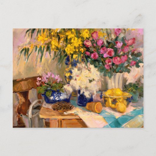 Verse bloemen II Briefkaart (Voorkant)