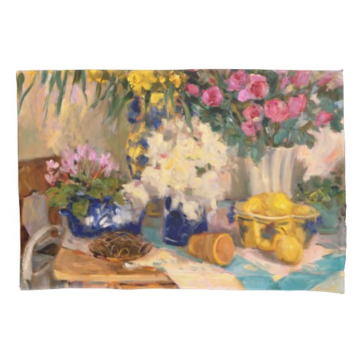 Verse bloemen II Kussensloop (Voorkant-Links)