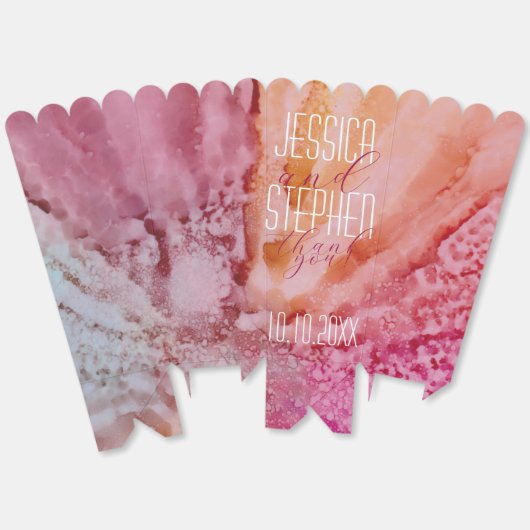 Verse Bloemen Lining Favor Boxes Bedankdoosjes (Ongevouwen)