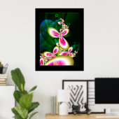 Verse bloemen poster (Thuiskantoor)