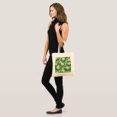 Verse bloemkool botanische moestuin tote bag (Voorkant (model))