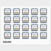 Verse Blueberry taart leveranciers sticker (Vel)