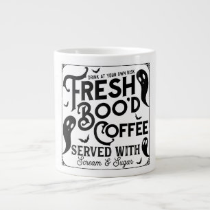 Verse Boo'd Koffie geserveerd met Schreeuw & Suike Extra Grote Beker