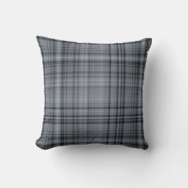 Verse bosbessen Navy Blue Plaid Kussen