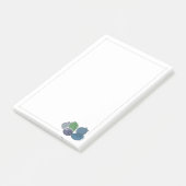 Verse bosbessen posten zijn post-it® notes (Schuin)