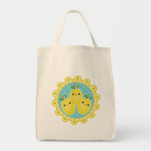 verse Canvas tas van Lemons Kawaii (Voorkant)