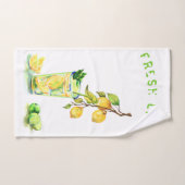 Verse citroen Drink badhanddoeken - aangepaste tek Bad Handdoek (Handdoek)