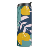 Verse citroenen: overlappend patroon thermosbeker (Gedraaid links)