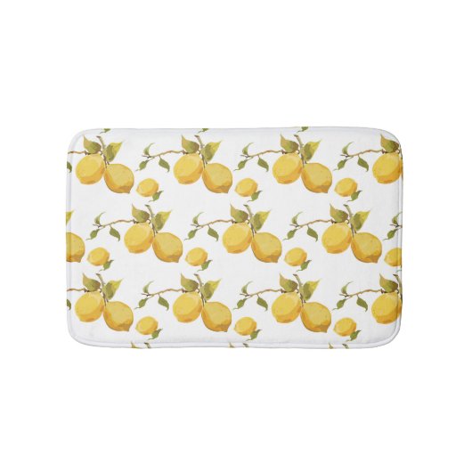 verse citroenen: simplistisch design badmat (Voorkant)
