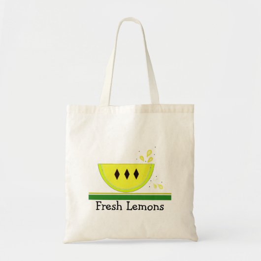 Verse citroenen tote bag (Voorkant)