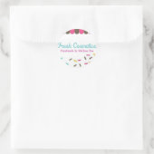 Verse cosmetica ronde sticker (Tas)