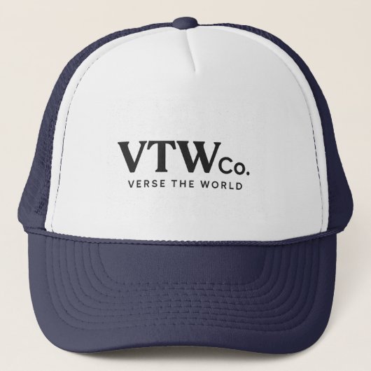 Verse De Wereld Co. Trucker Hat Pet (Voorkant)