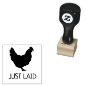 verse eierboerder scharrel biologisch kippenhok   	rubberstempel (Gestempeld)