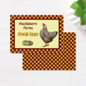 Verse Eieren Cadeau Labels Visitekaartje (Bureau)