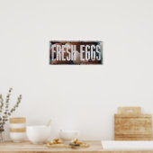 Verse eieren poster (Keuken)
