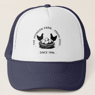 Verse Eieren Uw Naam Kippen Hennen Eierstempel Trucker Pet