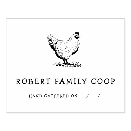 Verse eieren van een aangepast merk | Ei kartonnen Rubberstempel (Afrduk)