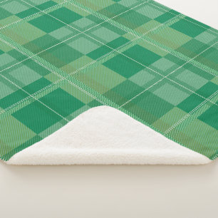 Verse Emerald Salie Schotse Stijl Sherpa Deken
