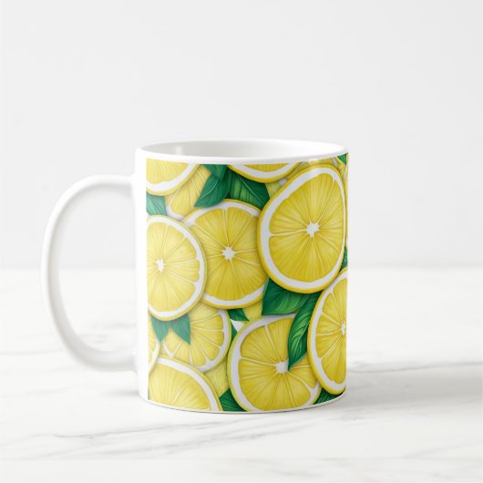Verse en Breezy Lemons Koffiemok (Links)