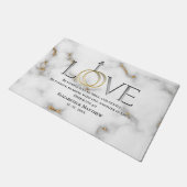 Verse esthesians van de Bijbelse Schrift van de li Deurmat (Schuin)