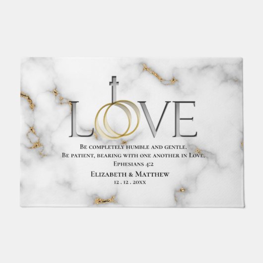 Verse esthesians van de Bijbelse Schrift van de li Deurmat (Voorkant)