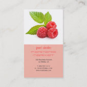 verse framboos visitekaartje (Achterkant)
