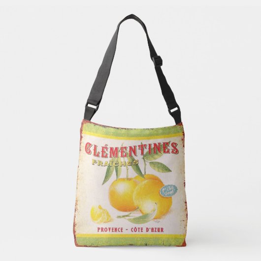  verse Franse clementines Crossbody Tas (Voorkant)