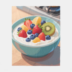 Verse Fruit Yoghurtkom Fleece Deken