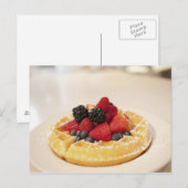 Verse fruitwafel briefkaart (Voorkant / Achterkant)