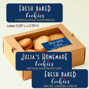 VERSE GEBAKKEN KOEKJES met cookienaam en hart Lab Etiket